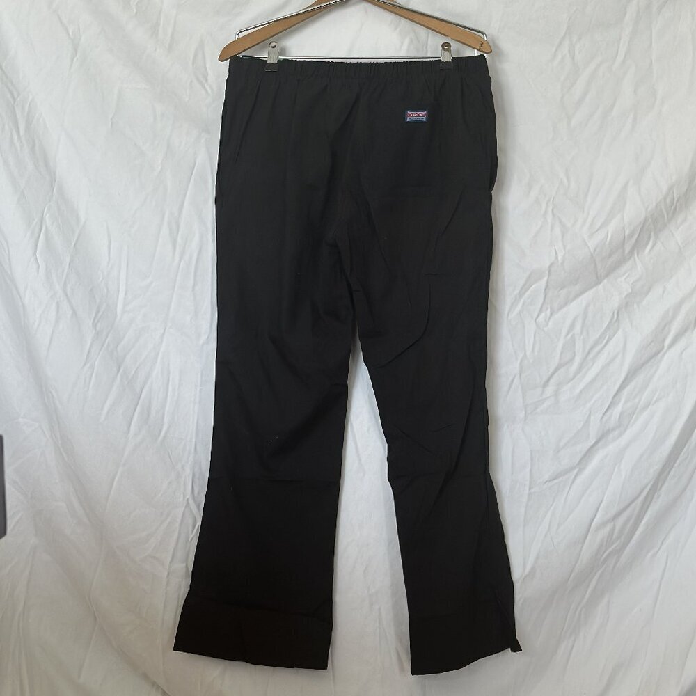 Black Cherokee Scrub Pants Size Small Drawstring - Picture 4 of 5
